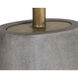 Carment 22.75 X 19.5 inch Terrazzo / Grey Side Table